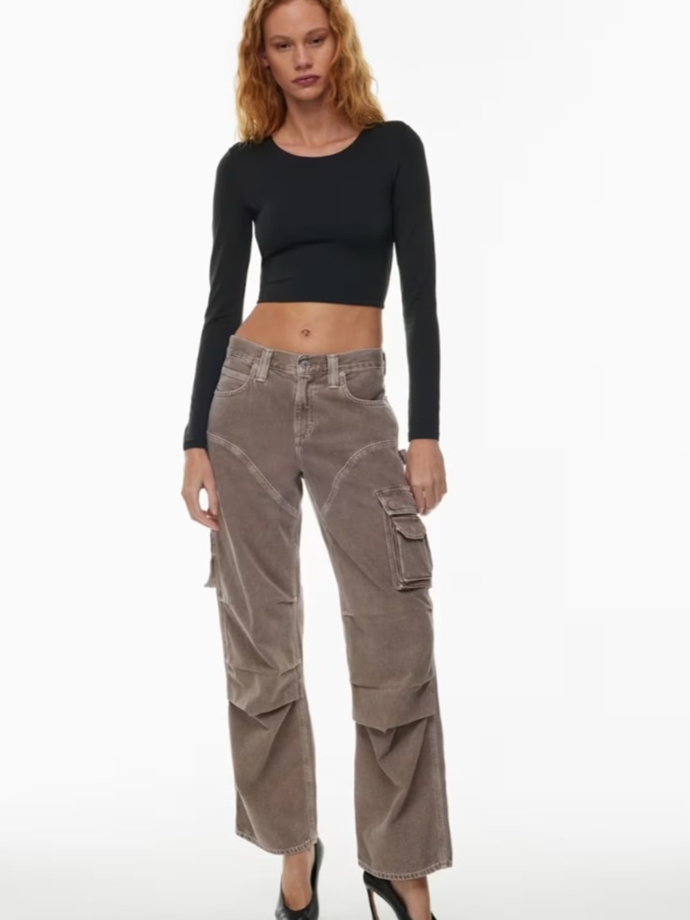 Agolde Nera Pant Mid-rise Baggy Cargo Jeans